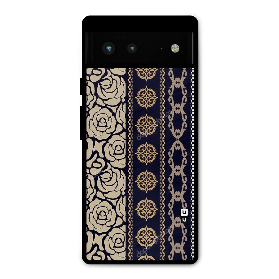 Seamless Pattern Metal Back Case for Google Pixel 6
