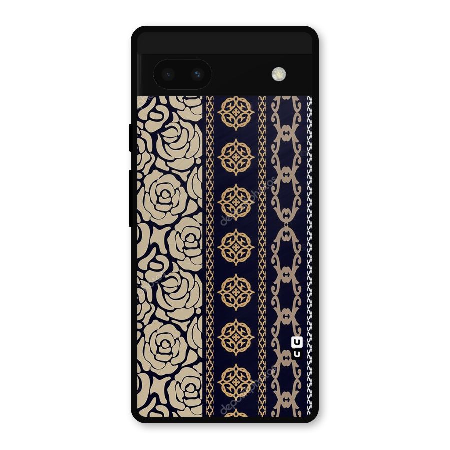 Seamless Pattern Metal Back Case for Google Pixel 6a