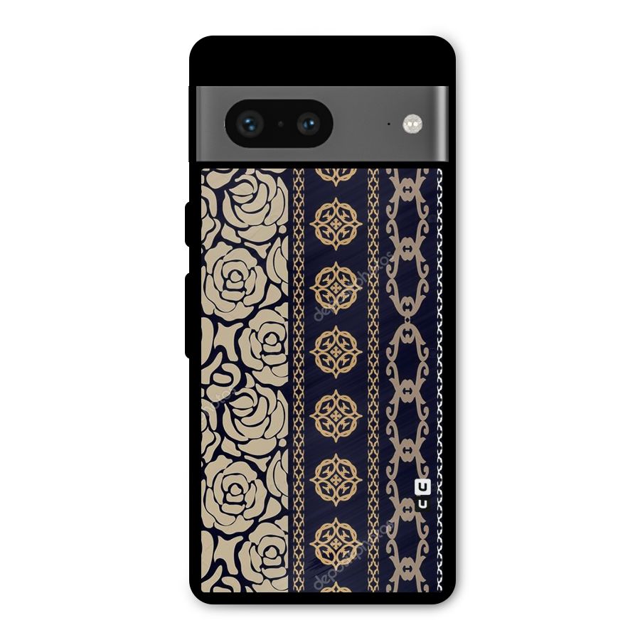 Seamless Pattern Metal Back Case for Google Pixel 7