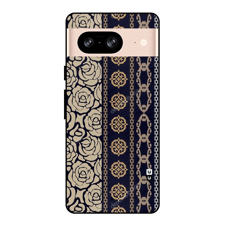 Seamless Pattern Metal Back Case for Google Pixel 8