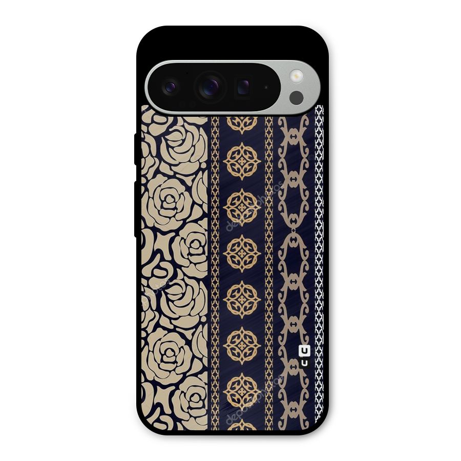 Seamless Pattern Metal Back Case for Google Pixel 9 Pro XL