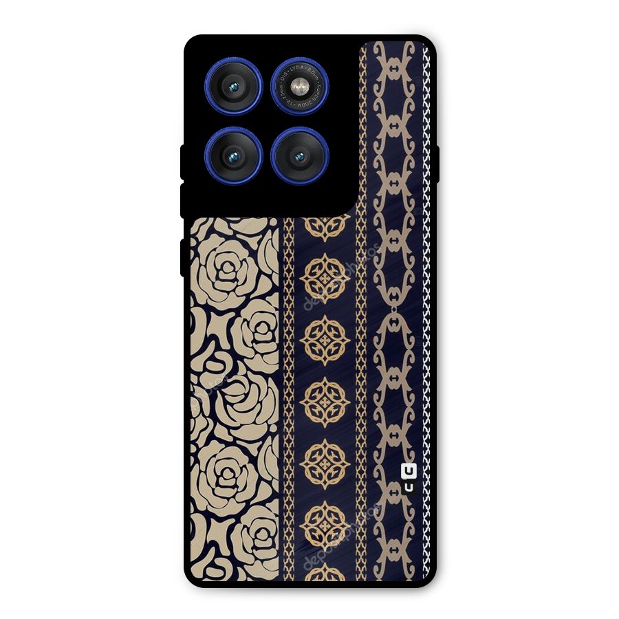 Seamless Pattern Metal Back Case for Motorola Edge 60 Pro