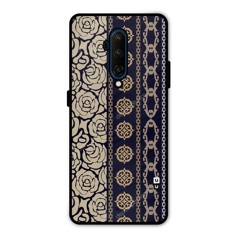 Seamless Pattern Metal Back Case for OnePlus 7T Pro
