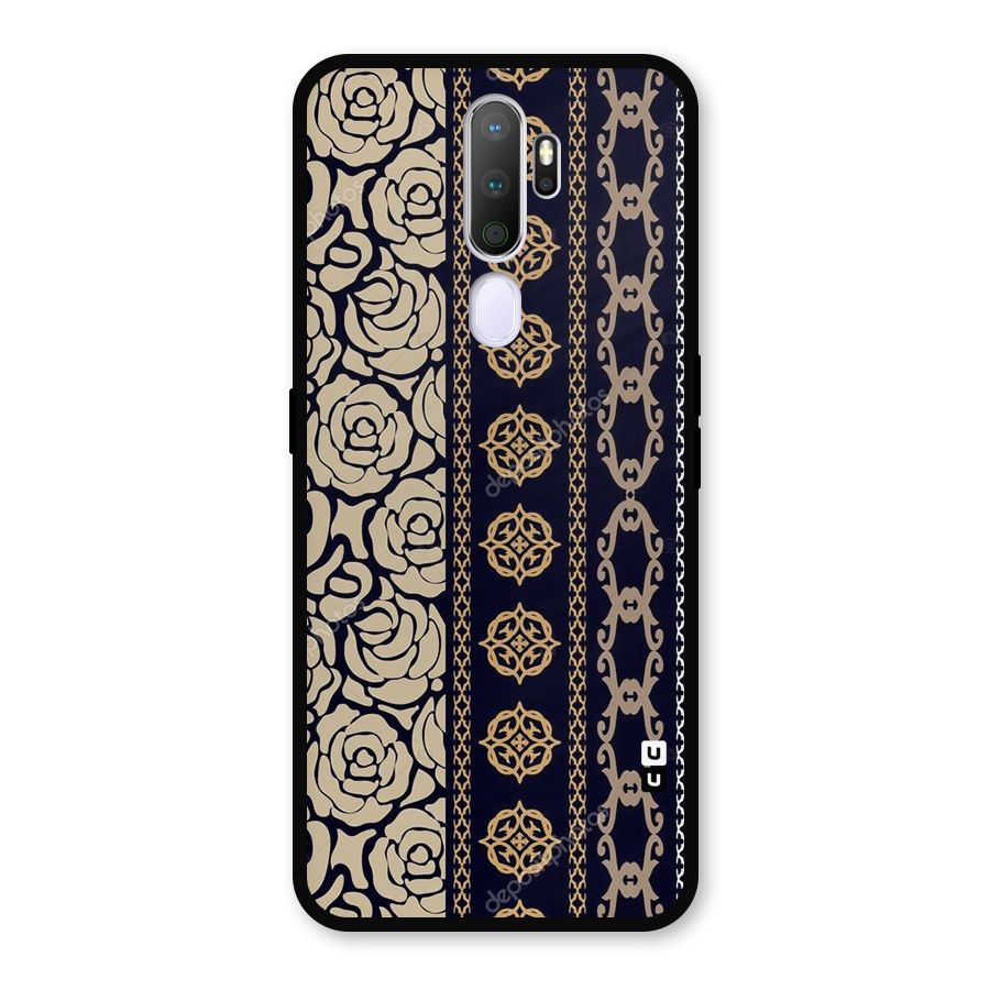 Seamless Pattern Metal Back Case for Oppo A9 (2020)