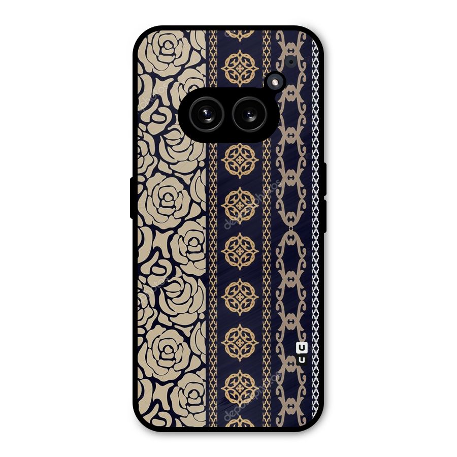 Seamless Pattern Metal Back Case for Nothing Phone 2a