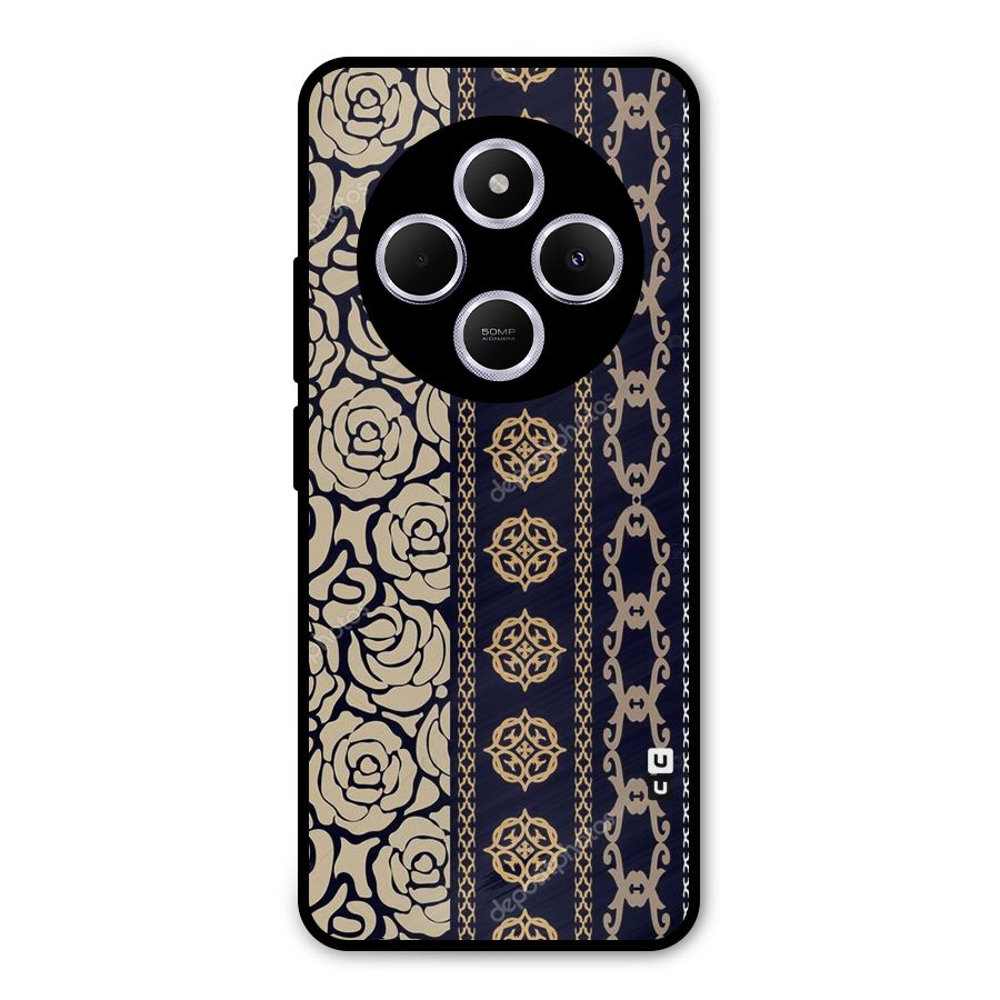 Seamless Pattern Metal Back Case for Poco C75 5G