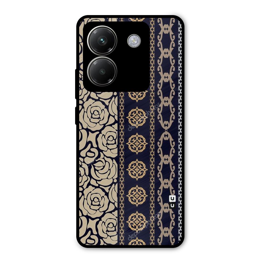 Seamless Pattern Metal Back Case for Poco M7 Pro 5G