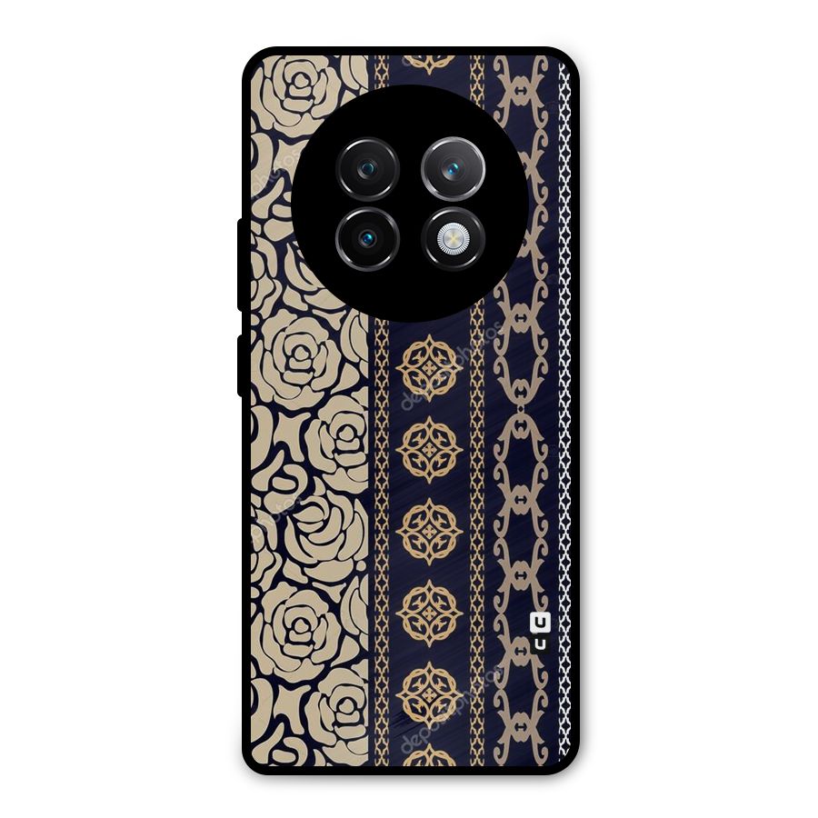 Seamless Pattern Metal Back Case for Realme 13 Plus