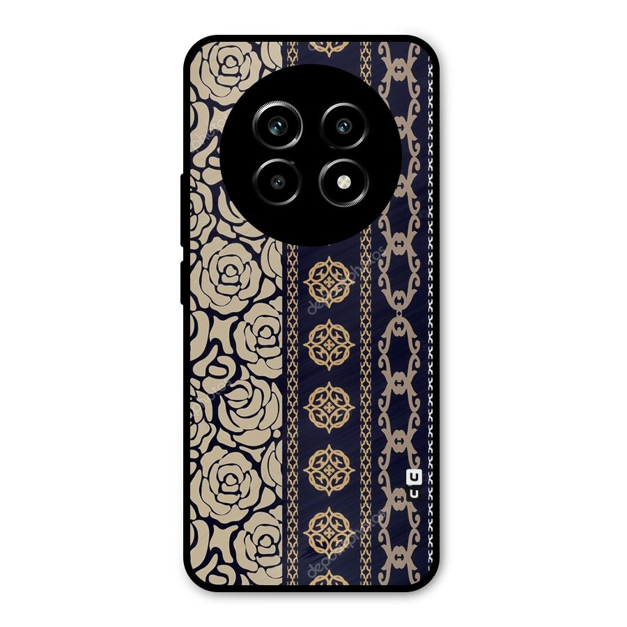 Seamless Pattern Metal Back Case for Realme 13 Pro