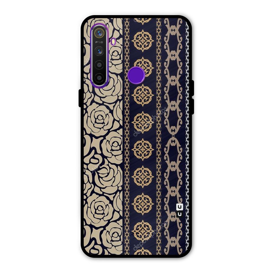 Seamless Pattern Metal Back Case for Realme 5i