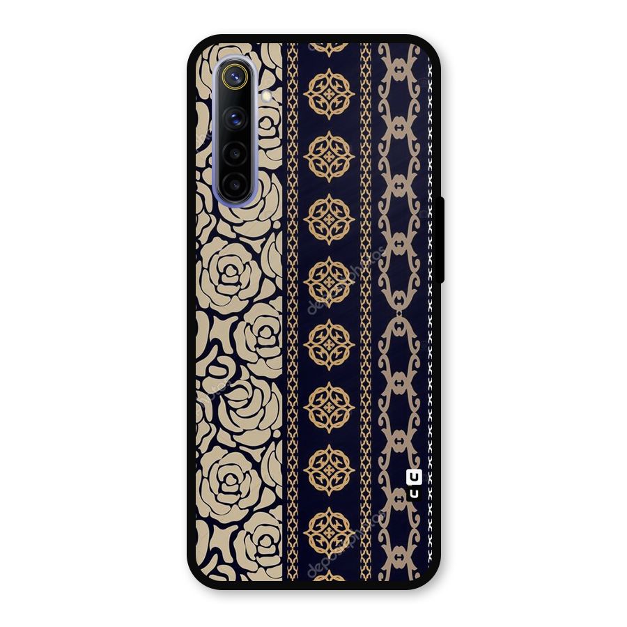 Seamless Pattern Metal Back Case for Realme 6
