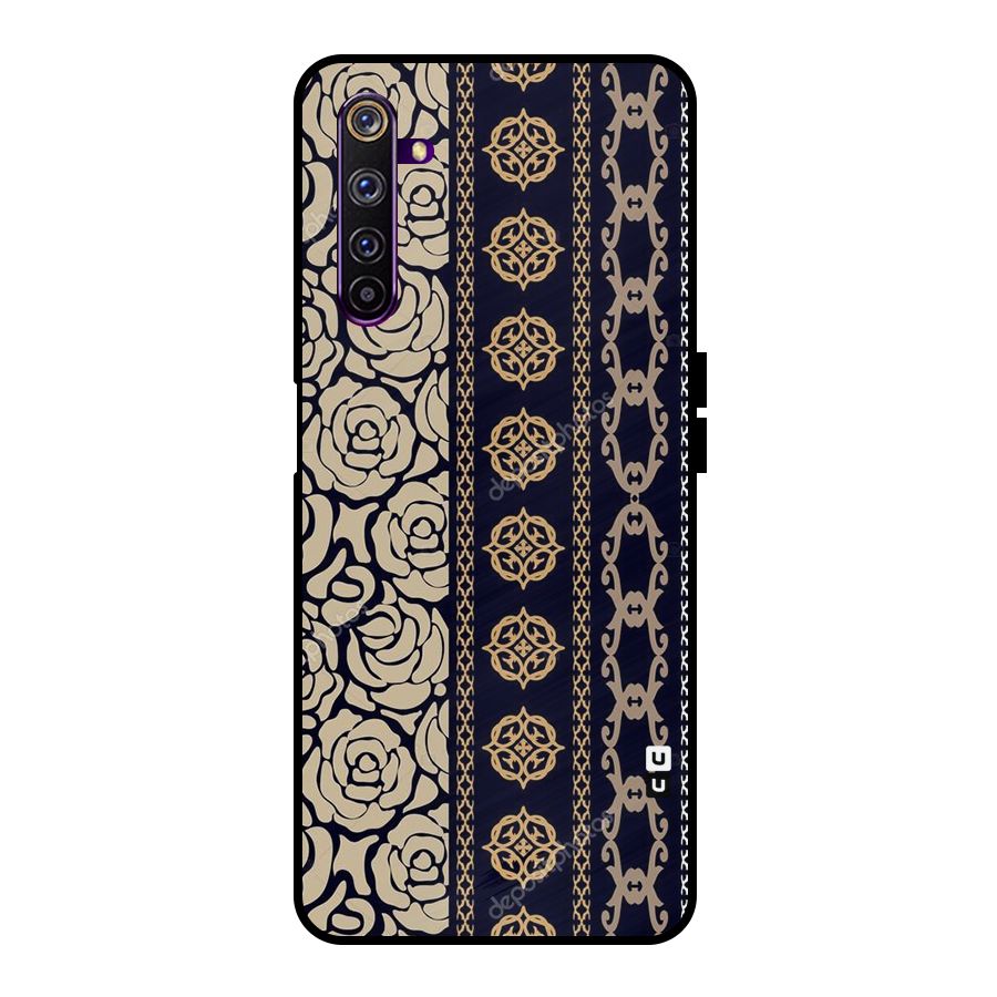 Seamless Pattern Metal Back Case for Realme 6 Pro