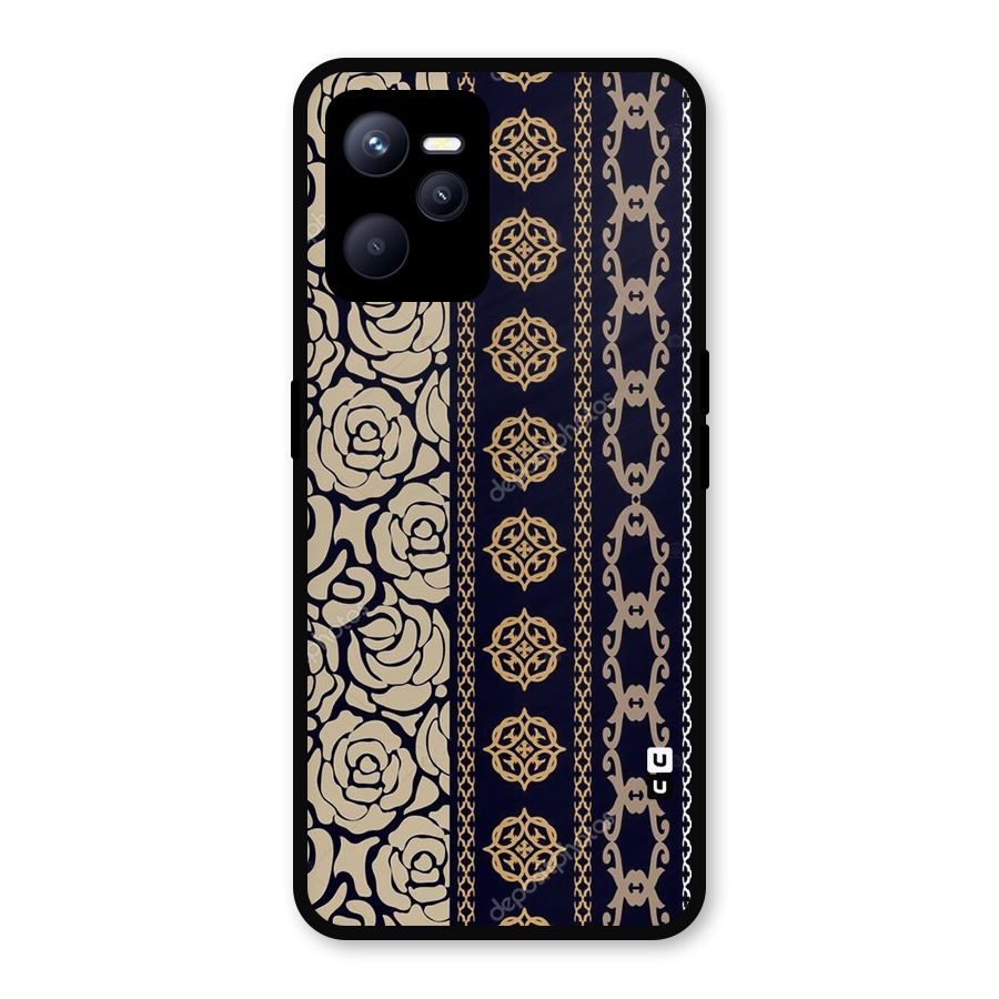 Seamless Pattern Metal Back Case for Realme C35