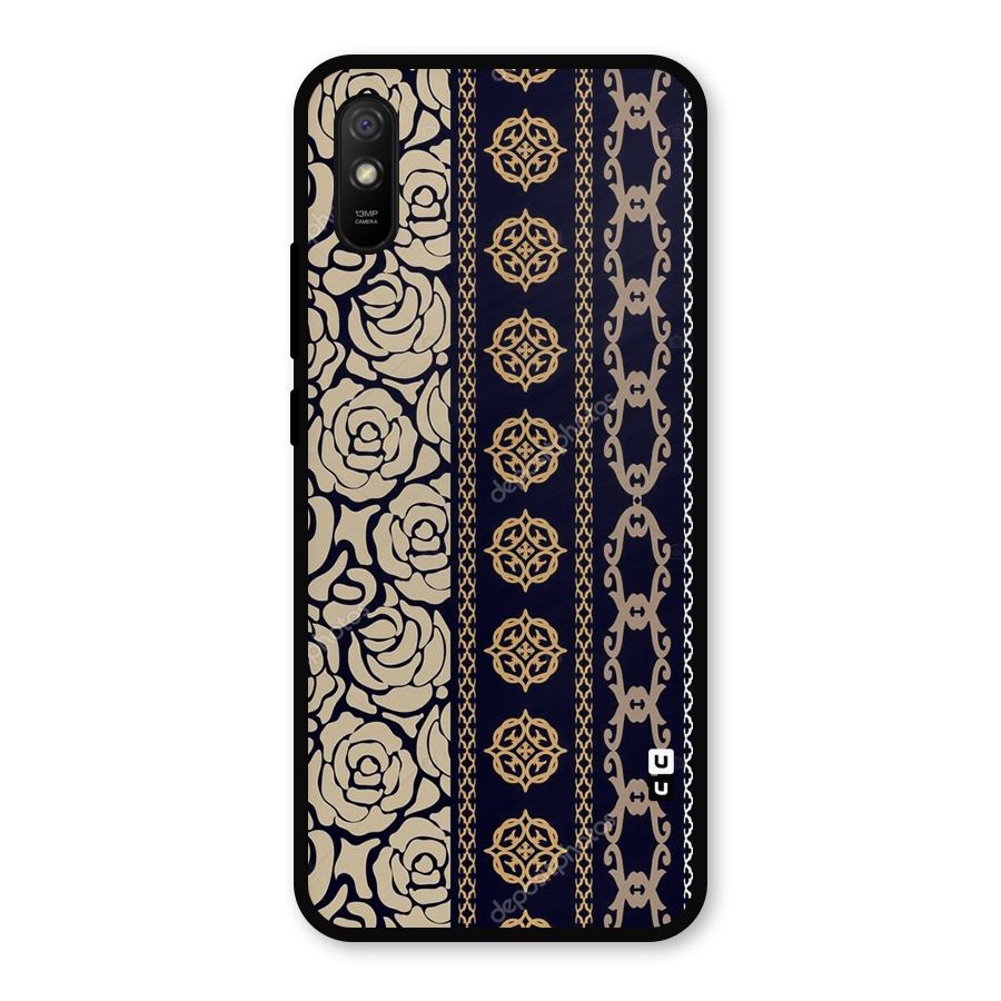 Seamless Pattern Metal Back Case for Redmi 9i