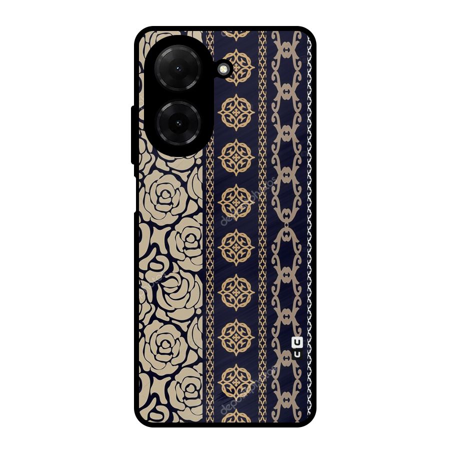 Seamless Pattern Metal Back Case for Redmi A5 4G
