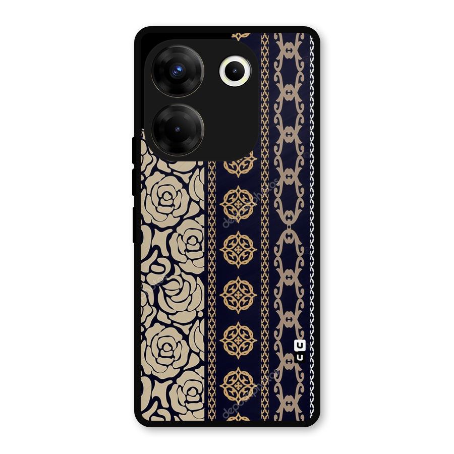 Seamless Pattern Metal Back Case for Tecno Camon 20 Pro
