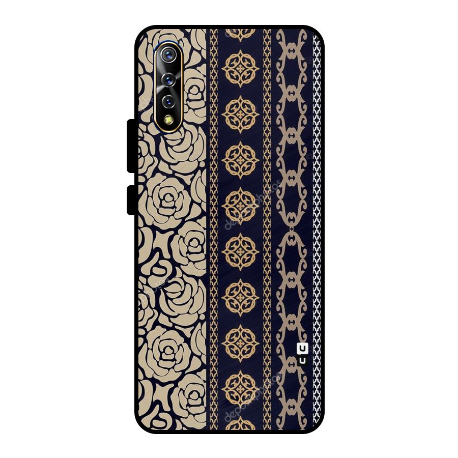 Seamless Pattern Metal Back Case for Vivo S1