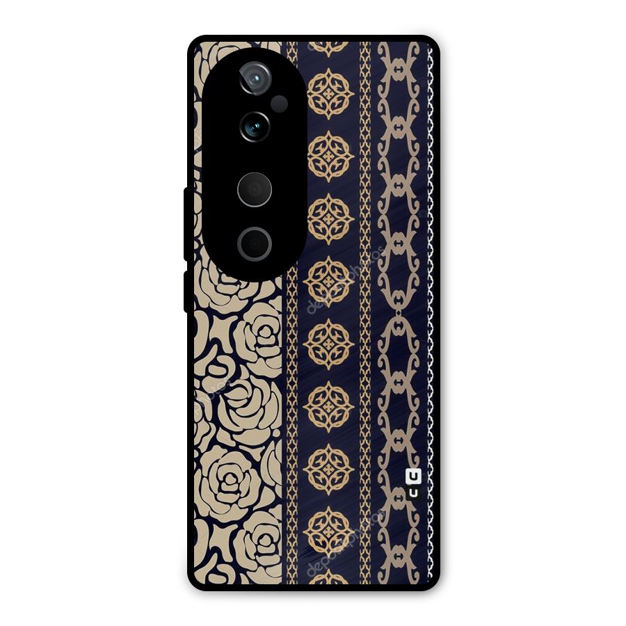 Seamless Pattern Metal Back Case for Vivo T3 Ultra