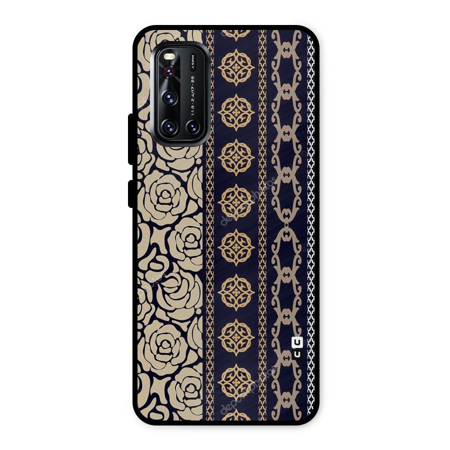 Seamless Pattern Metal Back Case for Vivo V19