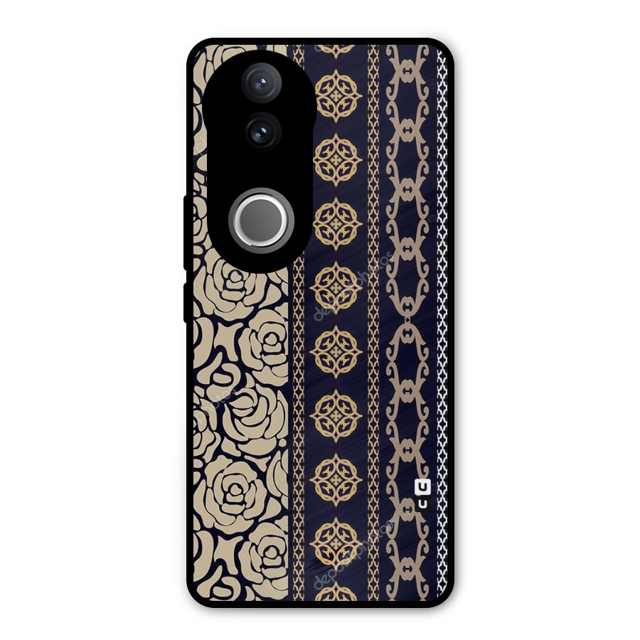 Seamless Pattern Metal Back Case for Vivo V50e