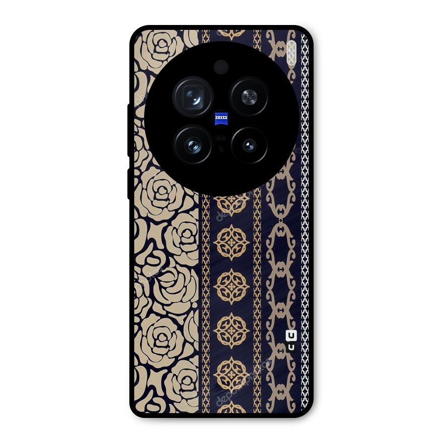 Seamless Pattern Metal Back Case for Vivo X200 Pro