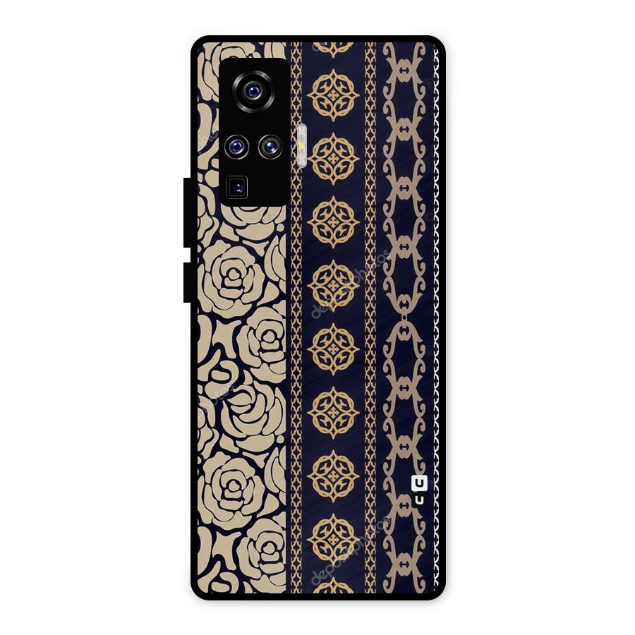 Seamless Pattern Metal Back Case for Vivo X50 Pro