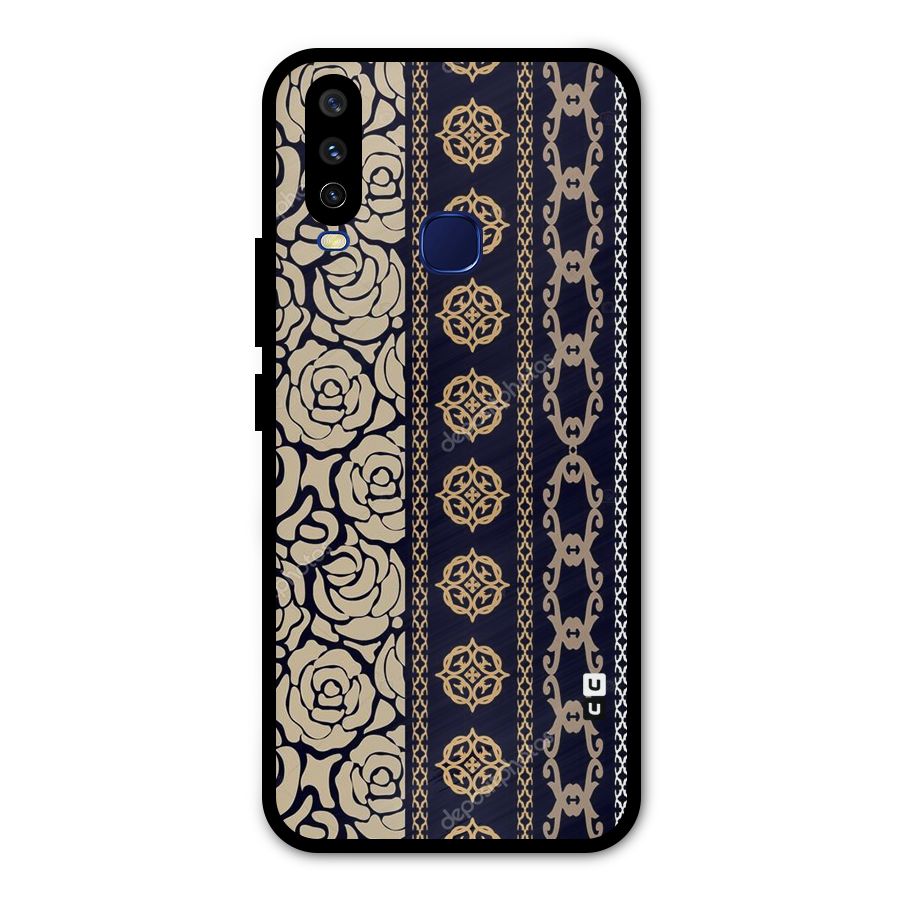 Seamless Pattern Metal Back Case for Vivo Y15