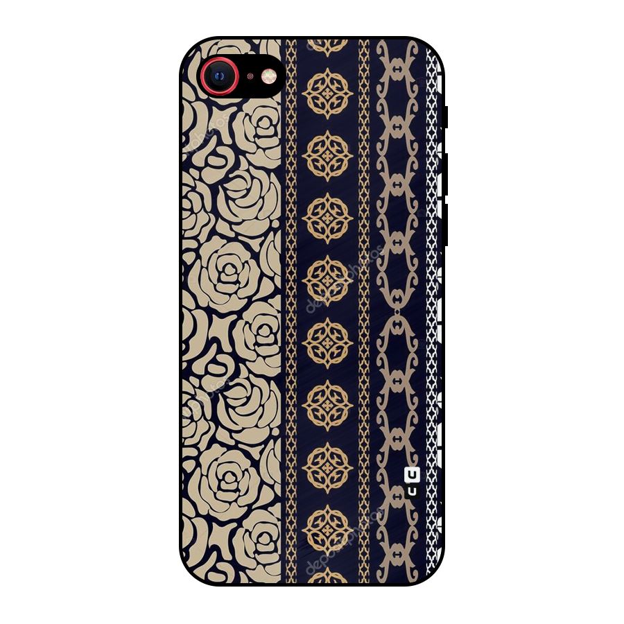 Seamless Pattern Metal Back Case for iPhone 7