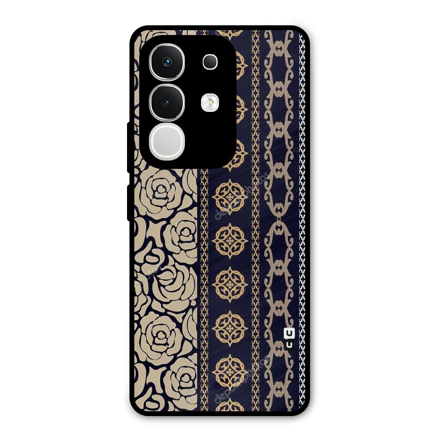 Seamless Pattern Metal Back Case for iQOO Z10x