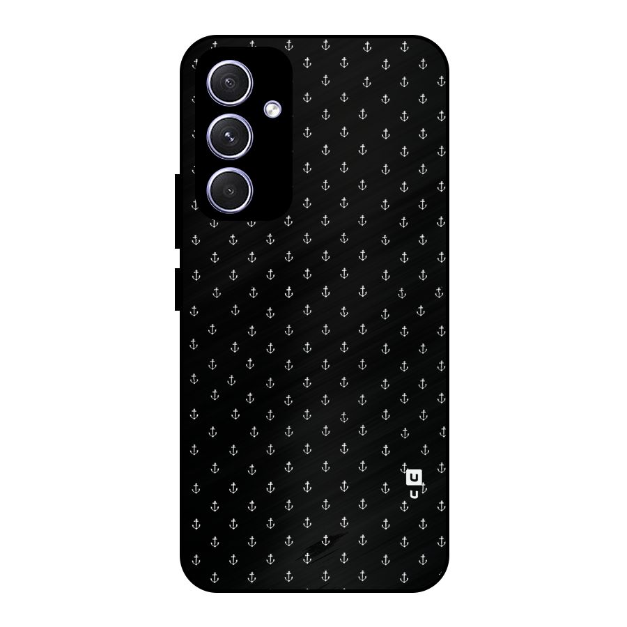 Seamless Small Anchors Pattern Metal Back Case for Galaxy A54