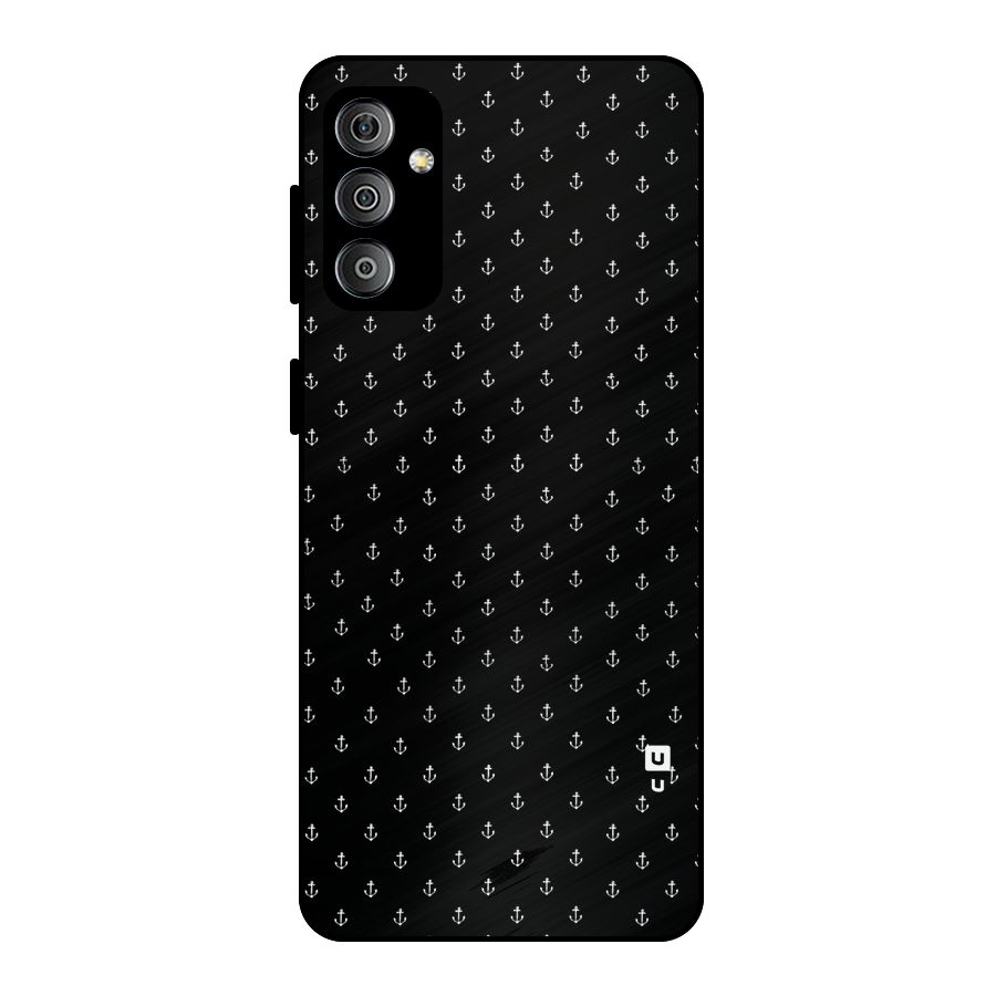 Seamless Small Anchors Pattern Metal Back Case for Galaxy F23