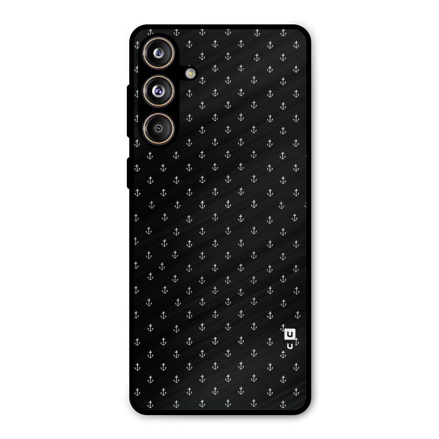Seamless Small Anchors Pattern Metal Back Case for Galaxy F55