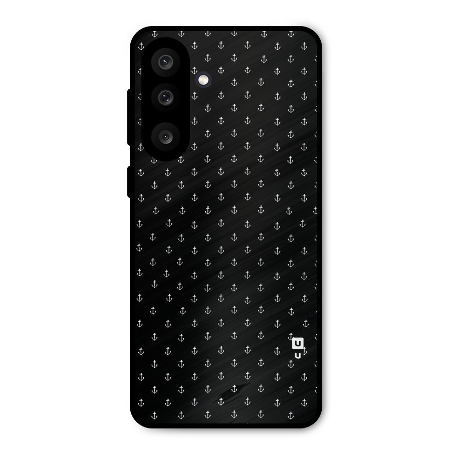 Seamless Small Anchors Pattern Metal Back Case for Galaxy F56