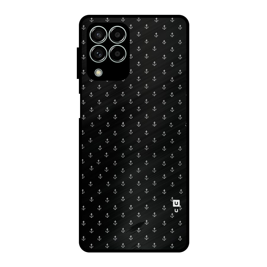 Seamless Small Anchors Pattern Metal Back Case for Galaxy M33