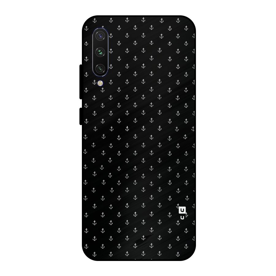 Seamless Small Anchors Pattern Metal Back Case for Mi A3