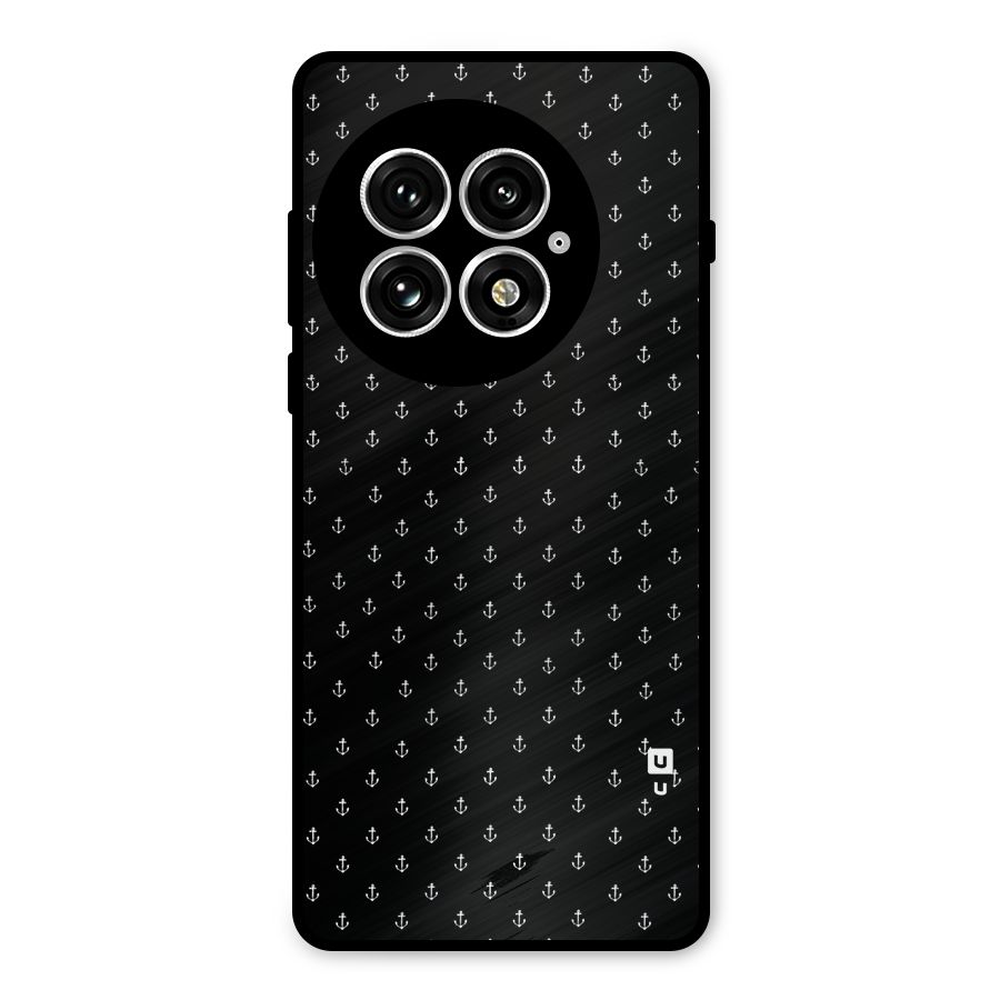 Seamless Small Anchors Pattern Metal Back Case for OnePlus 13