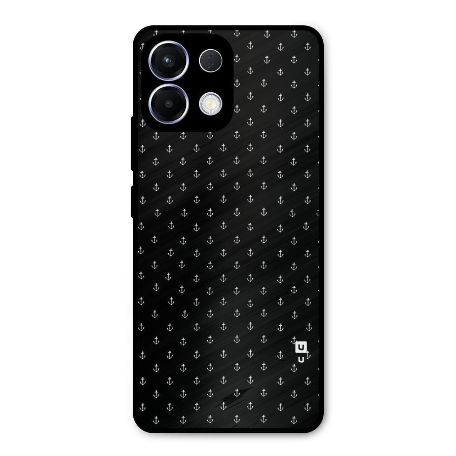 Seamless Small Anchors Pattern Metal Back Case for Oppo K13
