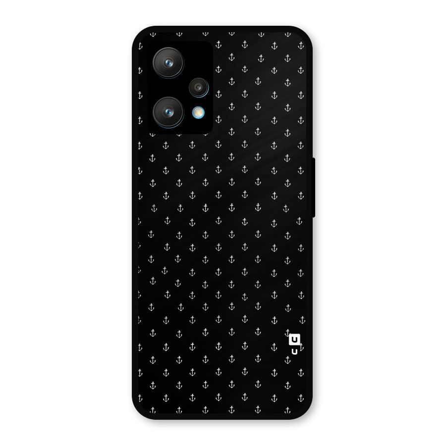Seamless Small Anchors Pattern Metal Back Case for Realme 9 Pro Plus 5G