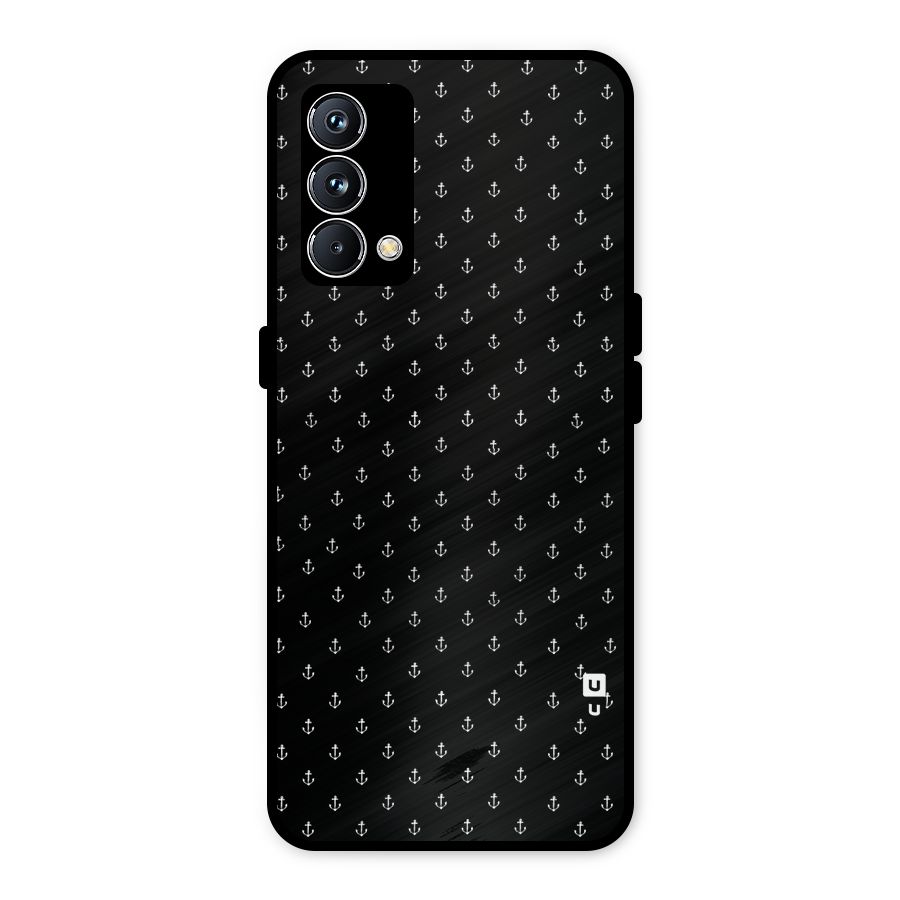 Seamless Small Anchors Pattern Metal Back Case for Realme GT Master Edition