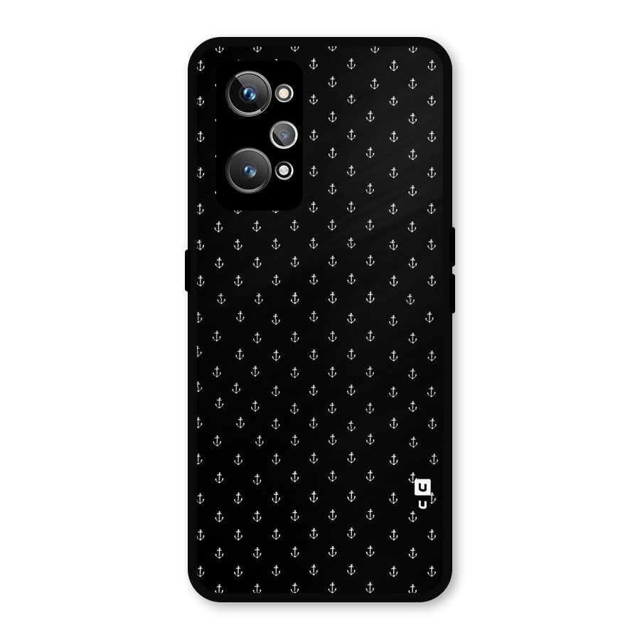Seamless Small Anchors Pattern Metal Back Case for Realme GT Neo2