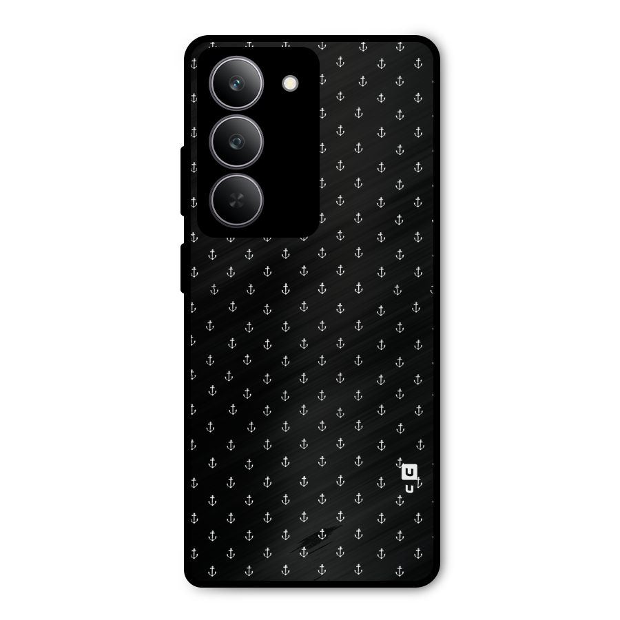Seamless Small Anchors Pattern Metal Back Case for Realme P3x