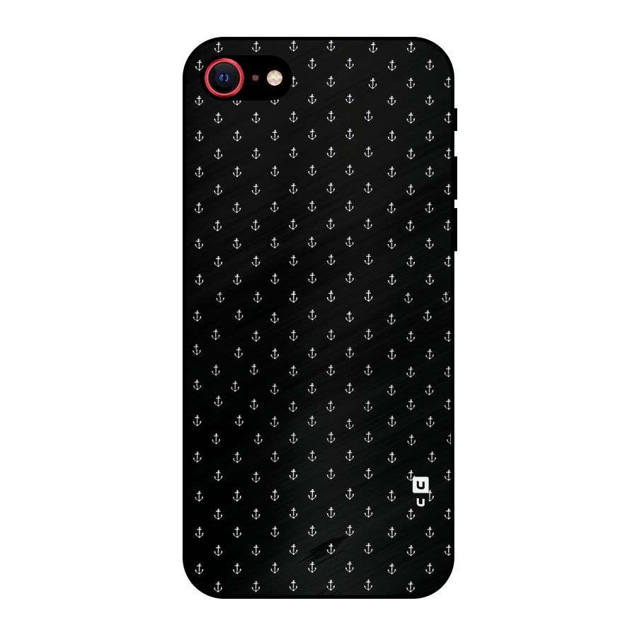 Seamless Small Anchors Pattern Metal Back Case for iPhone 7