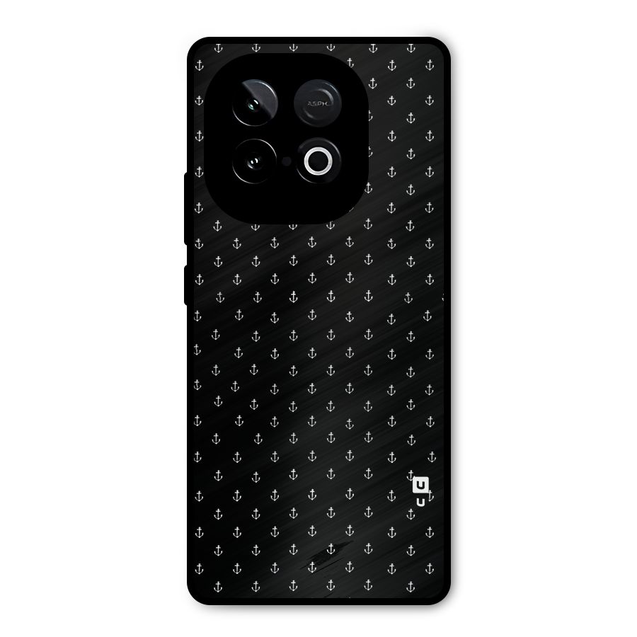 Seamless Small Anchors Pattern Metal Back Case for iQOO Neo 10