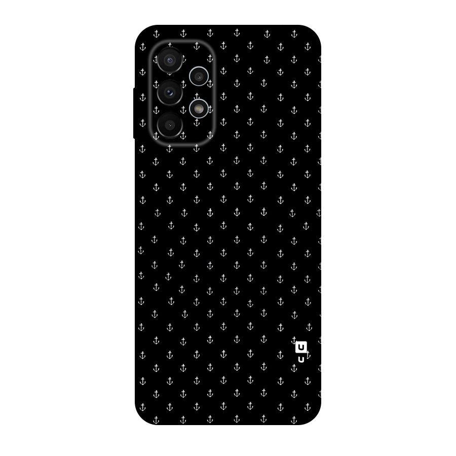 Seamless Small Anchors Pattern Original Polycarbonate Back Case for Galaxy A23