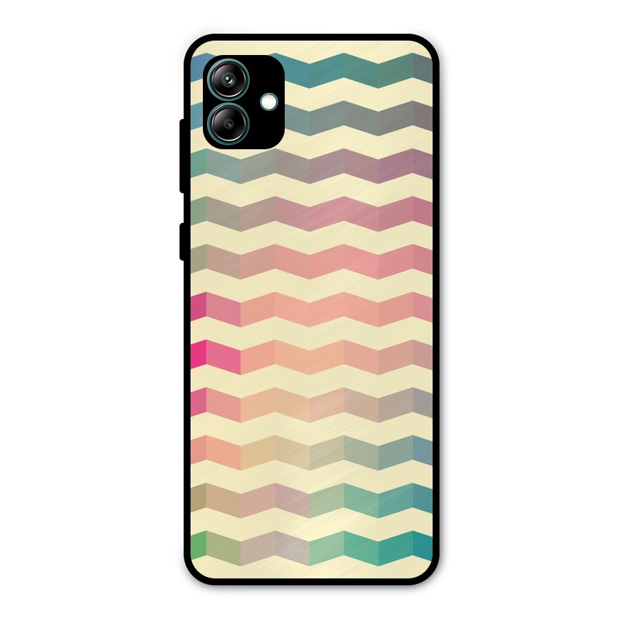 Seamless ZigZag Design Metal Back Case for Galaxy A04
