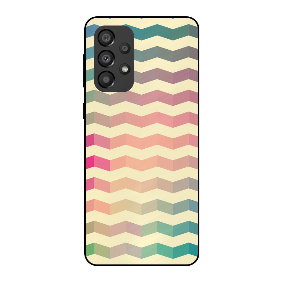 Seamless ZigZag Design Metal Back Case for Galaxy A33 5G
