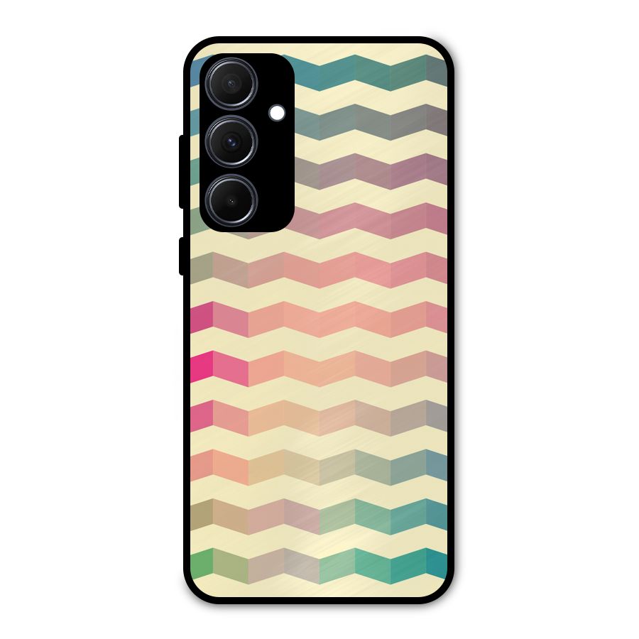 Seamless ZigZag Design Metal Back Case for Galaxy A35