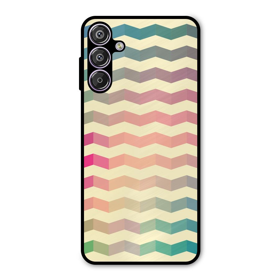 Seamless ZigZag Design Metal Back Case for Galaxy F15