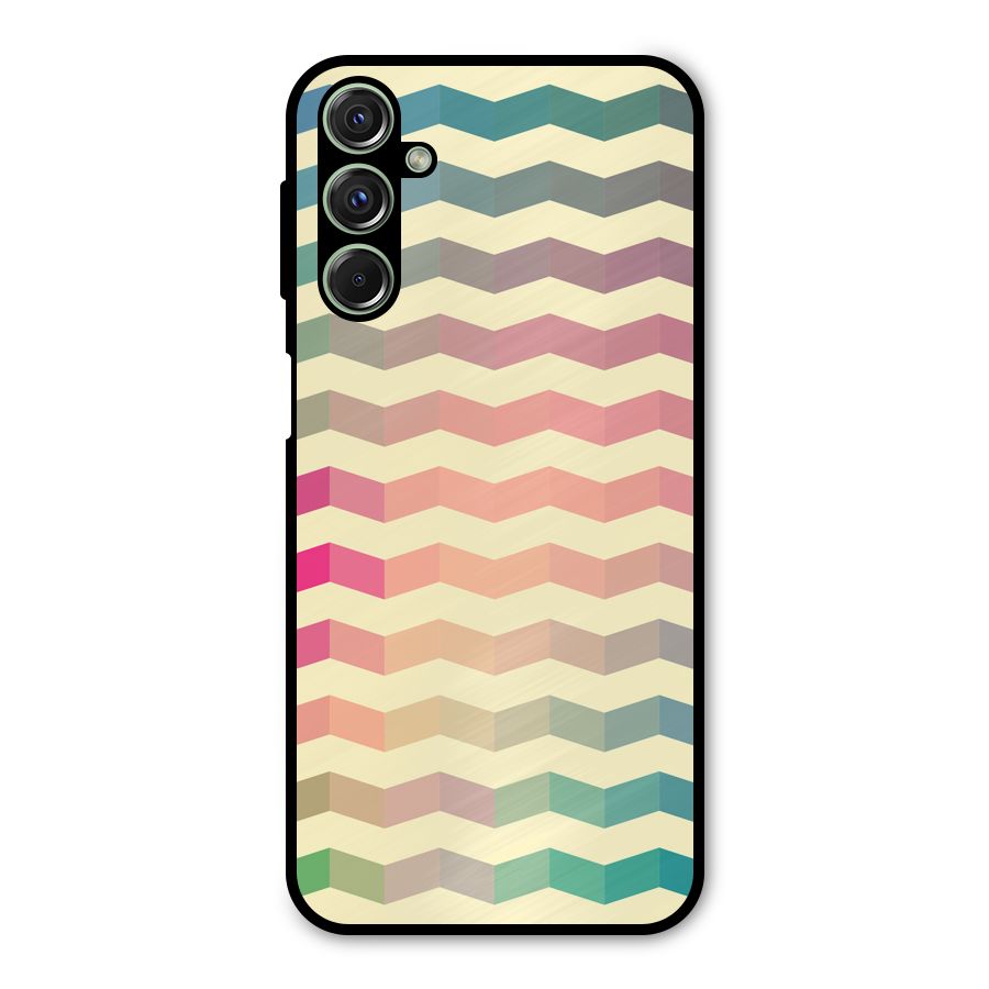 Seamless ZigZag Design Metal Back Case for Galaxy F34