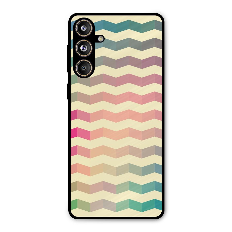Seamless ZigZag Design Metal Back Case for Galaxy F55
